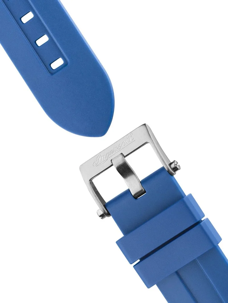 Ingersoll Challenger I12308 Herrenuhr Blau • Automatikwerk • Skelett-Zifferblatt