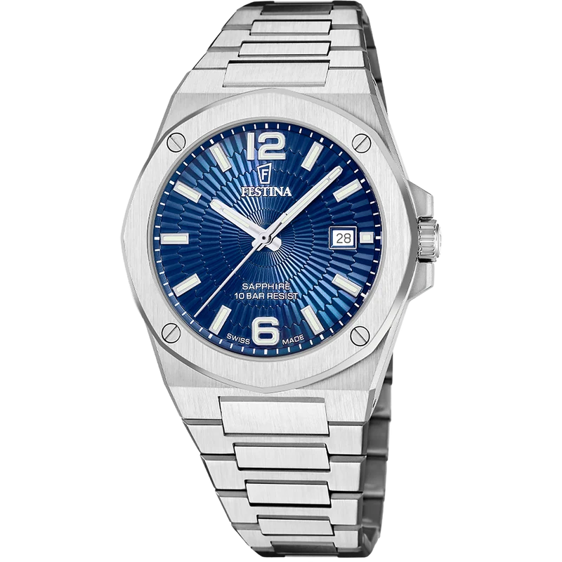 Festina Swiss Made F22000/2 Vallée Herrenuhr • Saphirglas • 10 ATM