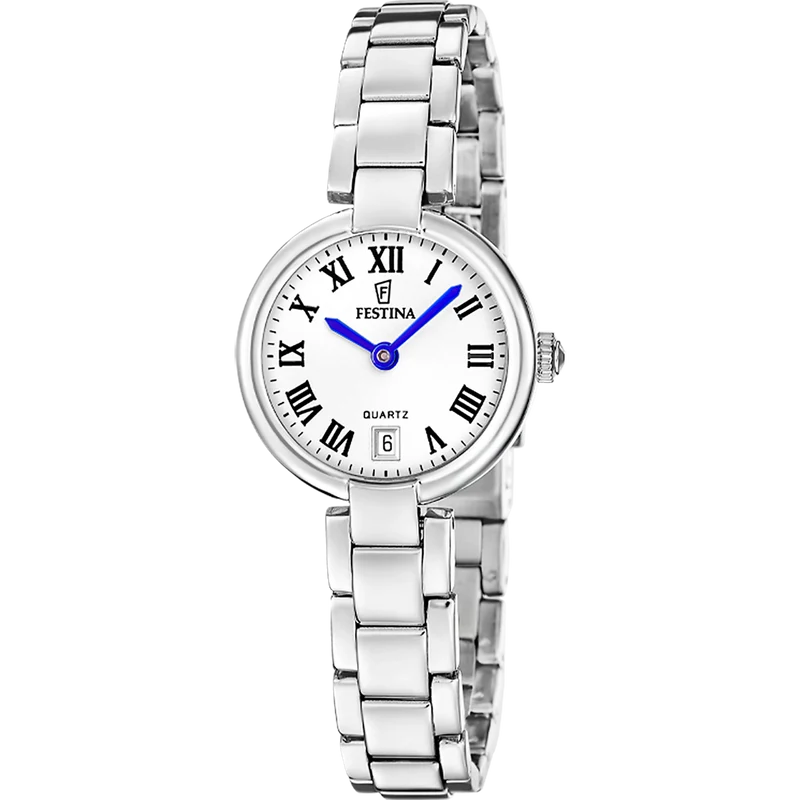 Festina Mademoiselle F20784/2 Damen Armbanduhr • Edelstahlgehäuse • Silberfarbenes Armband