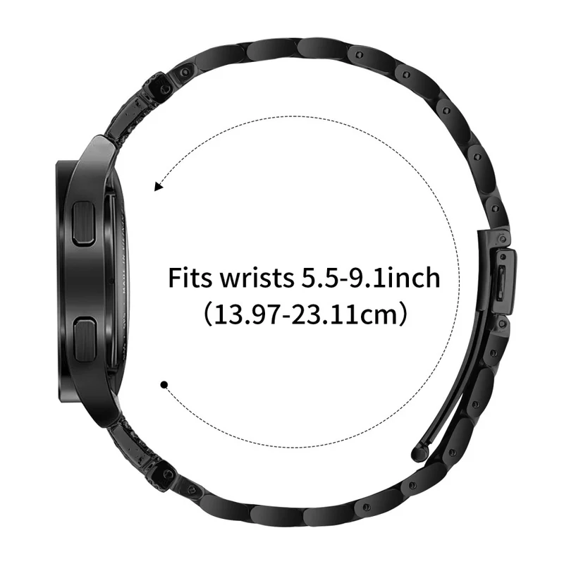 Absolut Robust Huawei Watch 2 Metall Und Strass Armband