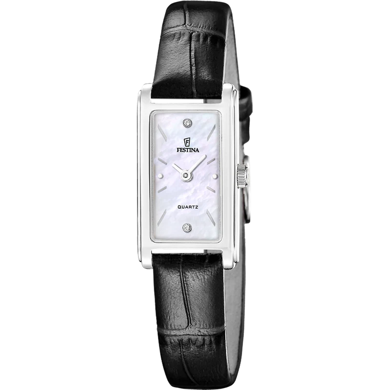 Festina Mademoiselle F20769/1 Damen • Mineralglas • Elegantes Lederarmband