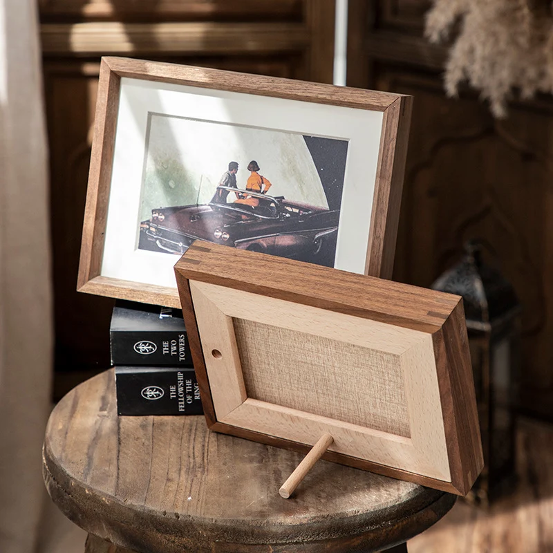 Moderner Holz-Fotorahmen