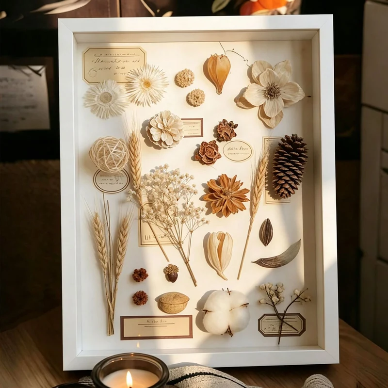 Botanische Schattenkasten Kunstrahmen