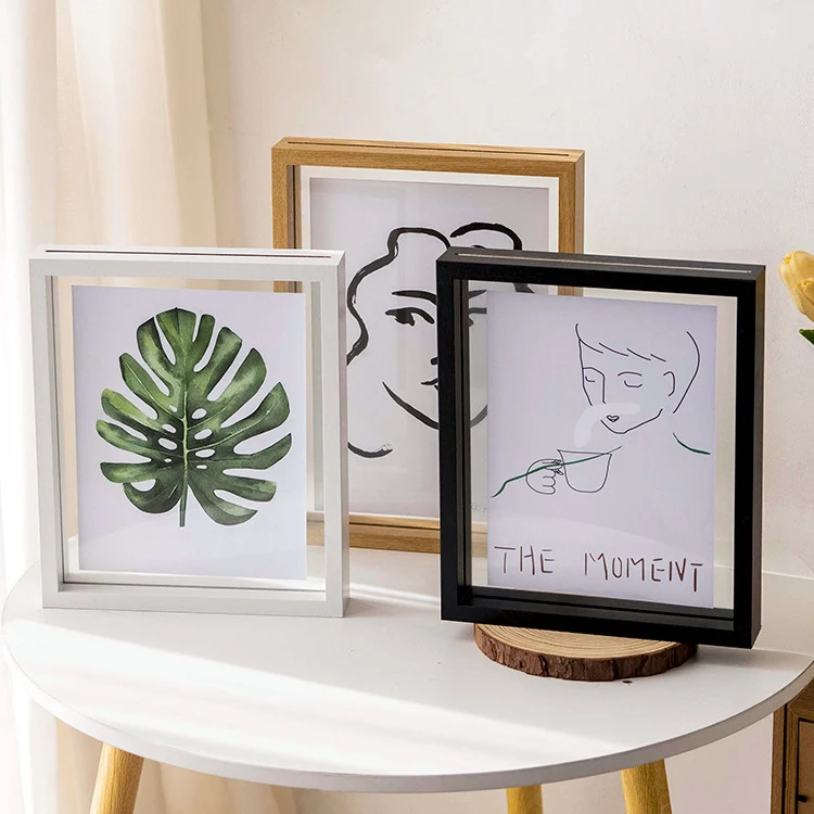 Botanische Illustrationswandrahmen