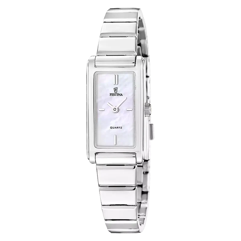 Festina Mademoiselle F20767/1 Damen Armbanduhr • Mineralglas • Edelstahl-Armband