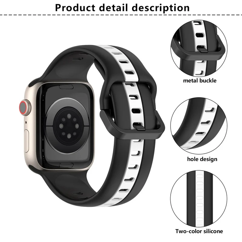 Klassisch Apple Smartwatch Silikon Universell Armband