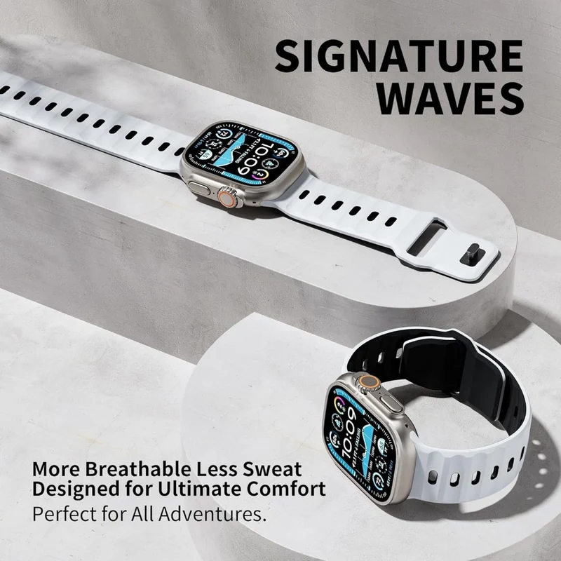 Auffallend Angenehm Apple Smartwatch Silikon Universell Armband