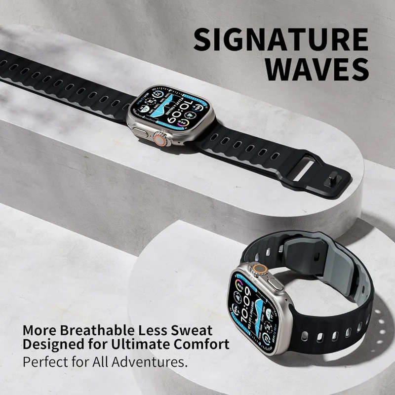 Auffallend Angenehm Apple Smartwatch Silikon Universell Armband