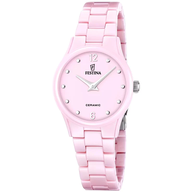 Festina Ceramic F20751/2 Damen • Keramikgehäuse & -armband • Quarzwerk MIYOTA
