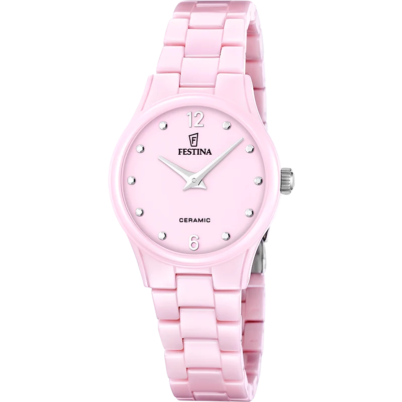 Festina Ceramic F20751/2 Damen • Keramikgehäuse & -armband • Quarzwerk MIYOTA