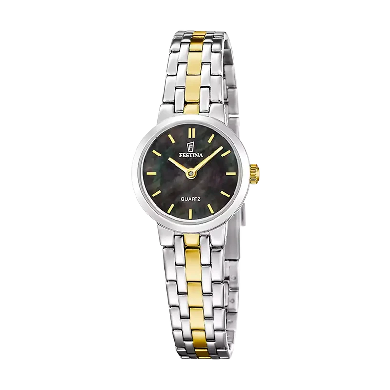 Festina Mademoiselle F20747/4 Damenuhr Schwarz • Quarzwerk • Mineralglas