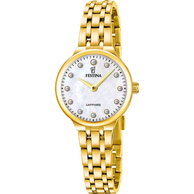 Festina Mademoiselle F20745/1 Damen • Perlmutt-Zifferblatt • Edelstahlarmband