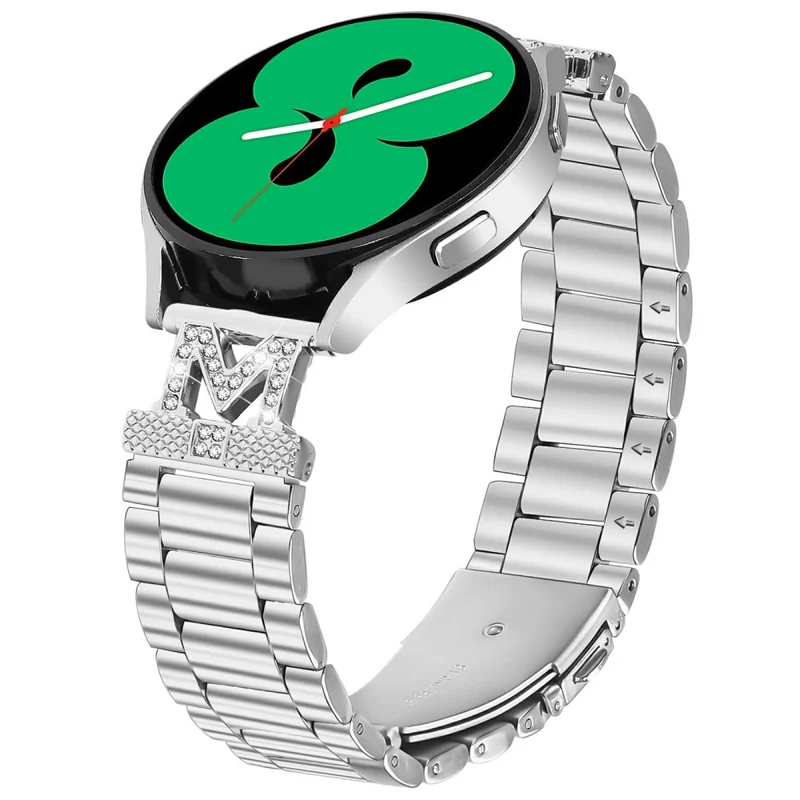 Robust Samsung Galaxy Watch Active Metall Und Strass Armband