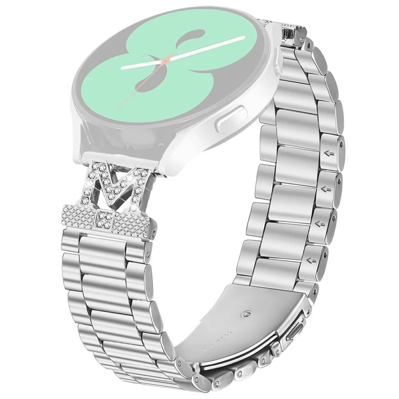 Auffallend Nett Samsung Galaxy Watch Active 2 - 40mm / Samsung Galaxy Watch Active 2 - 44mm Metall Und Strass Universell Armband