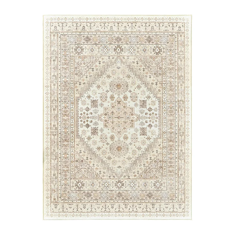 Vintage Floral Medaillon Bereichsteppich
