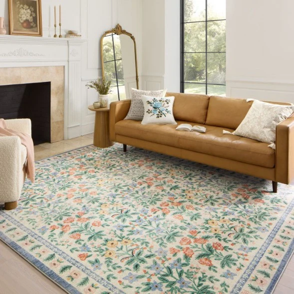 Vintage Floral Teppich