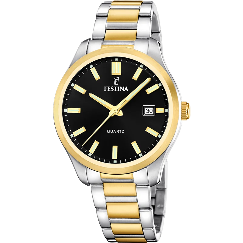 Festina F20738/4 Herrenuhr Schwarz • 42 mm Gehäuse • 5 ATM Wasserdicht