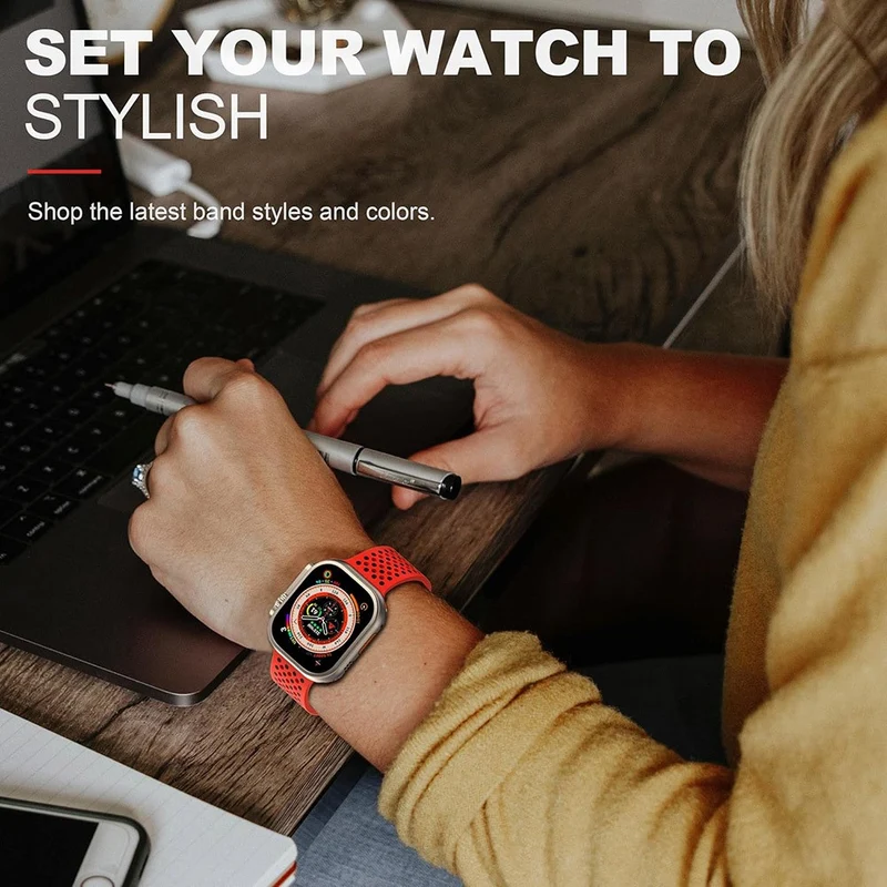 Bequem Apple Smartwatch Silikon Universell Armband