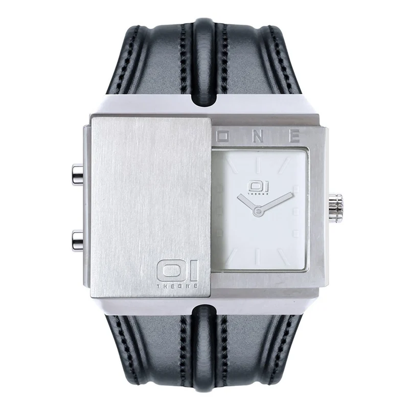 THE ONE Uhr Herren Binär-Armbanduhr Slider Watch SD101B1