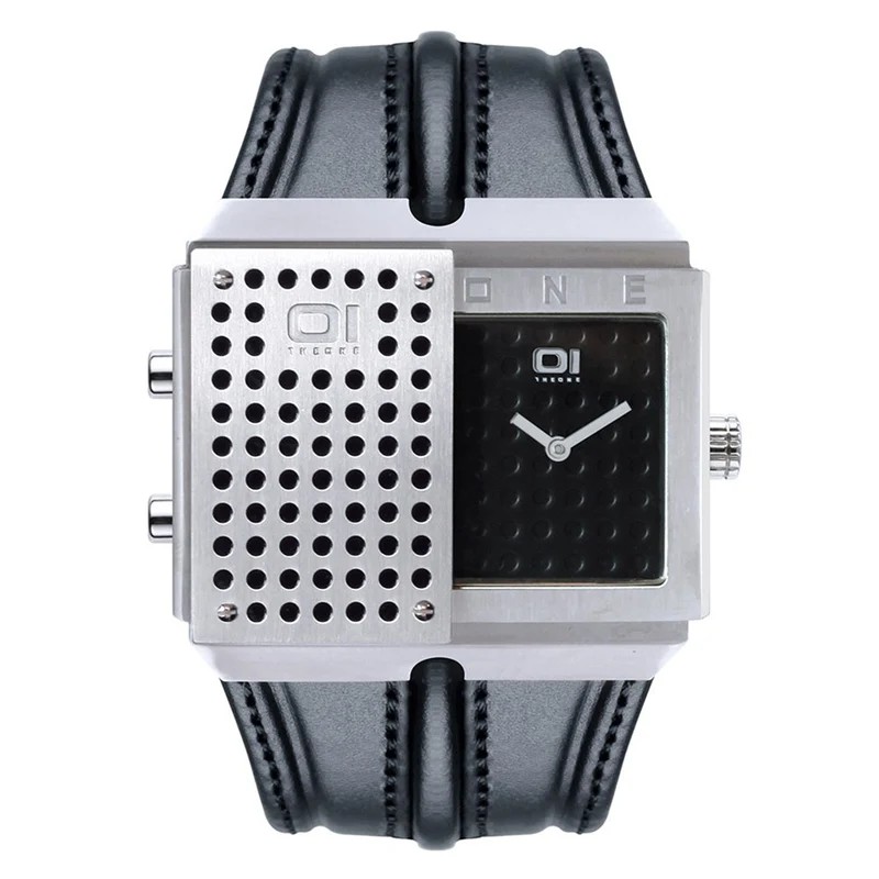 THE ONE Uhr Herren Binär-Armbanduhr Slider Watch SD128B1