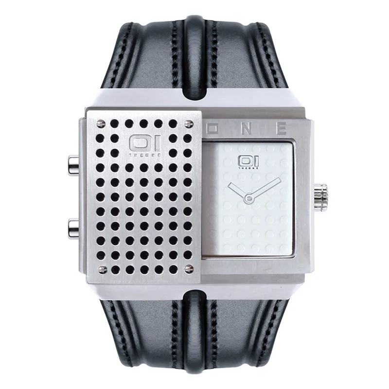 THE ONE Uhr Herren Binär-Armbanduhr Slider Watch SD118R1