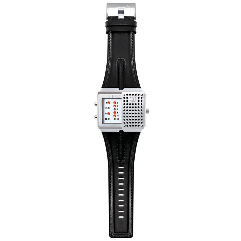 THE ONE Uhr Herren Binär-Armbanduhr Slider Watch SD118R1