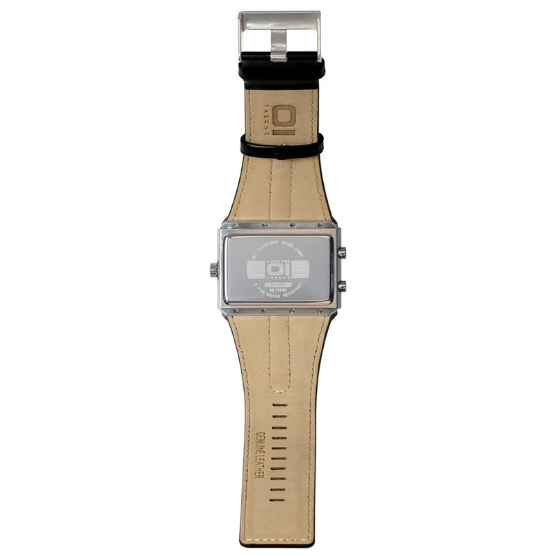 THE ONE Uhr Herren Binär-Armbanduhr Slider Watch SD118R1