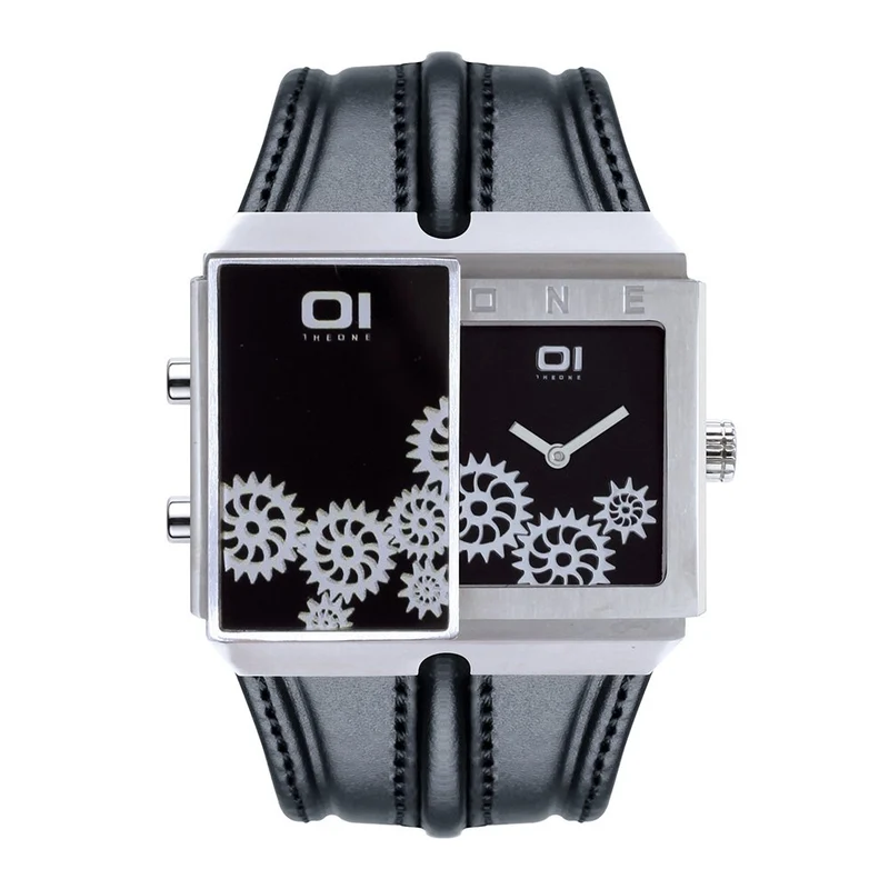 THE ONE Uhr Herren Binär-Armbanduhr Slider Watch SD126R1