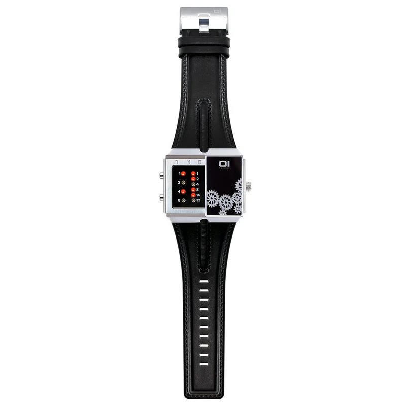 THE ONE Uhr Herren Binär-Armbanduhr Slider Watch SD126R1