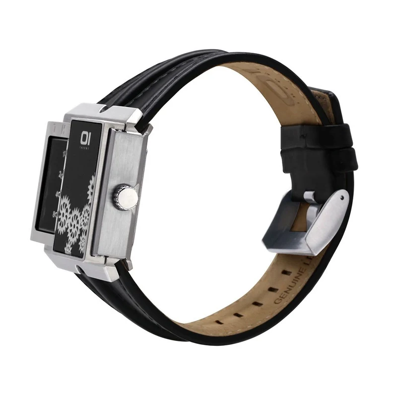 THE ONE Uhr Herren Binär-Armbanduhr Slider Watch SD126R1