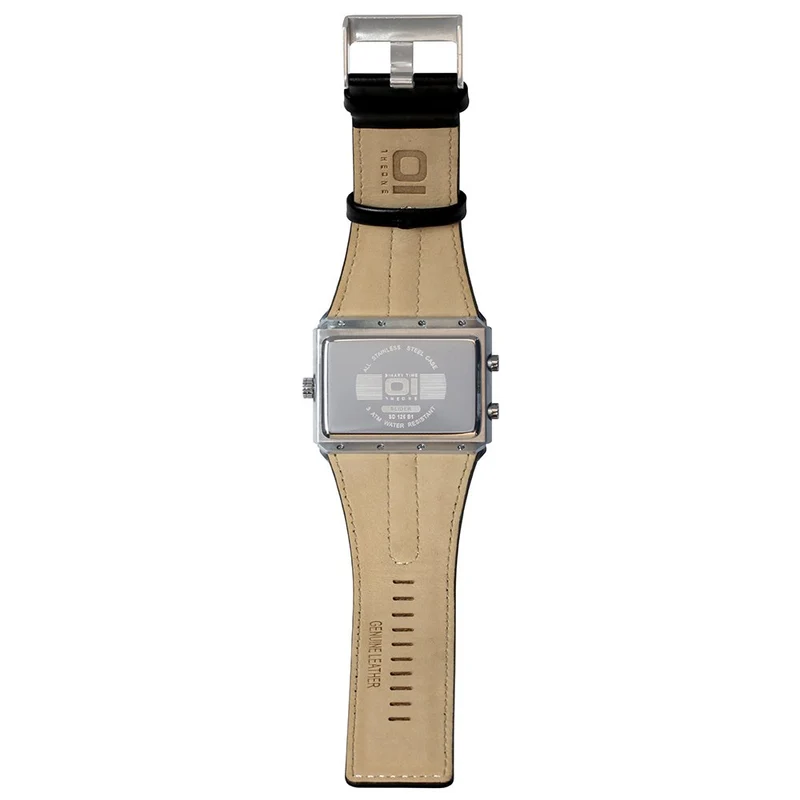 THE ONE Uhr Herren Binär-Armbanduhr Slider Watch SD126R1