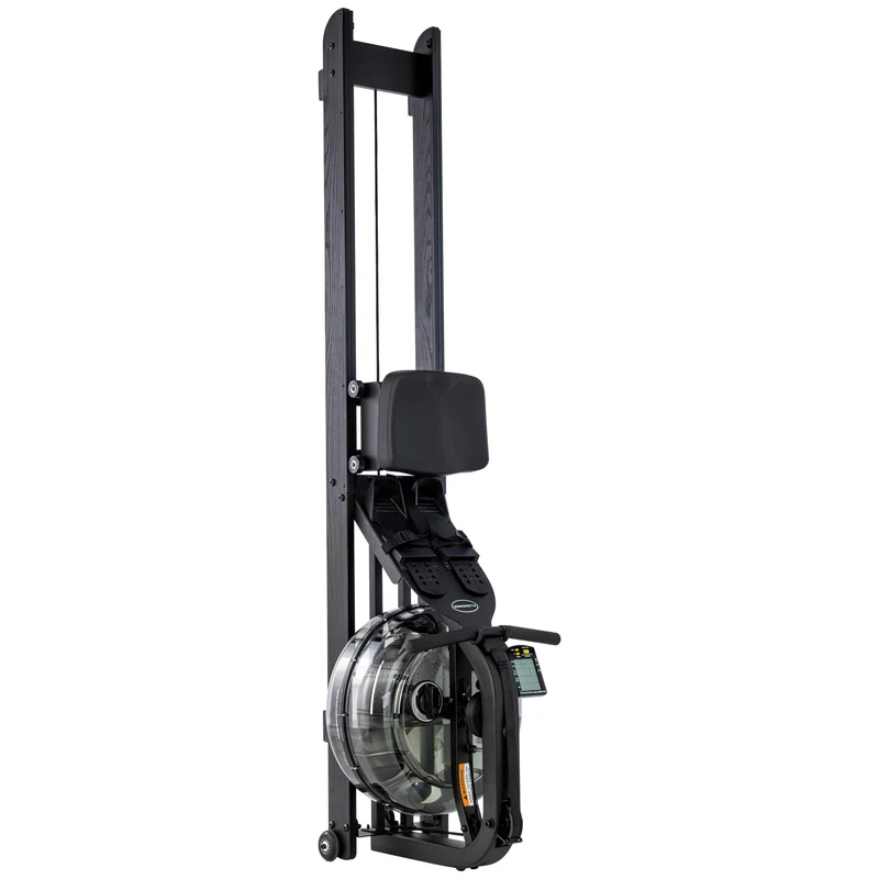 Fluid Rower Rudergerät Apollo Plus Black inkl. Pulsempfänger + Brustgurt