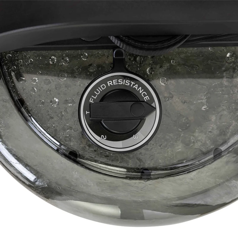 Fluid Rower Rudergerät Apollo Plus Black inkl. Pulsempfänger + Brustgurt