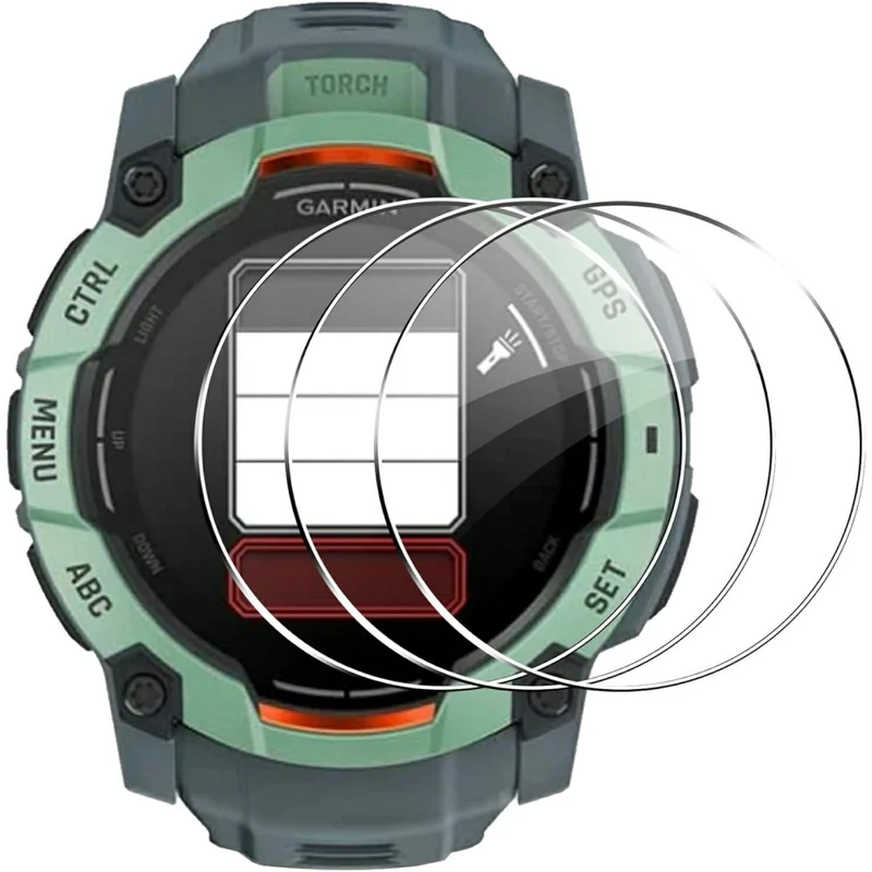Garmin Instinct 3 AMOLED 45mm Glas HD Displayschutz