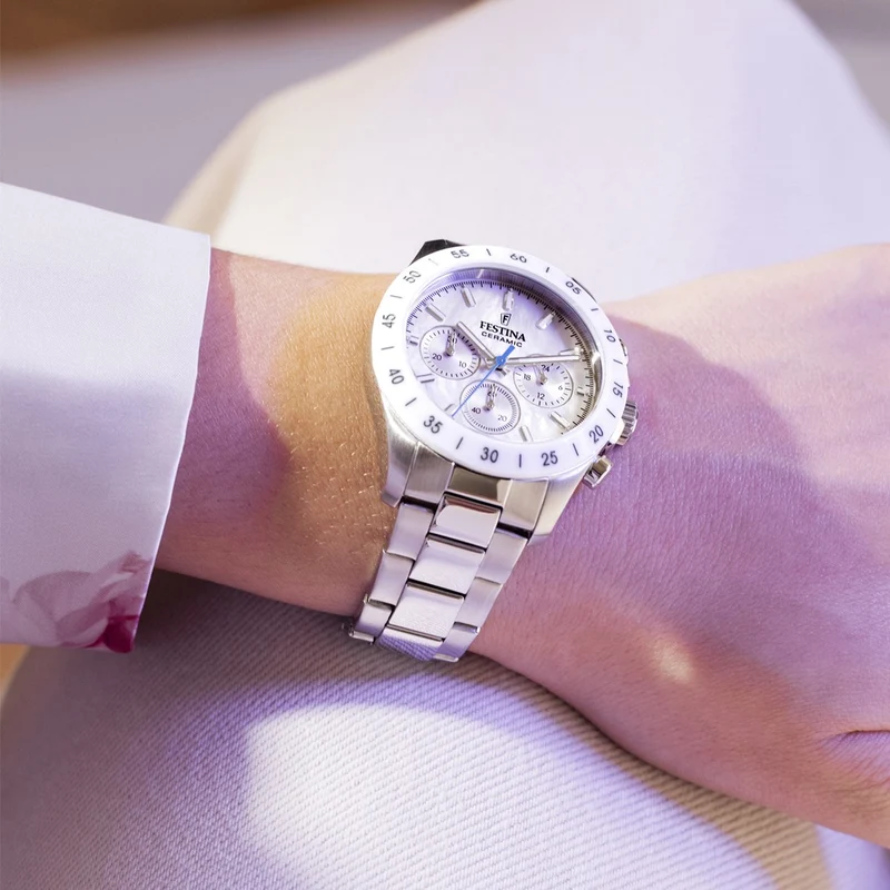 Festina F20693/1 Unisex Chronograph Ceramic 39mm • Keramikgehäuse • 10 ATM