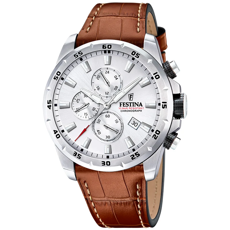 Festina F20692/1 Herrenuhr Chronograph 45mm • Miyota Quarzwerk • 10 ATM