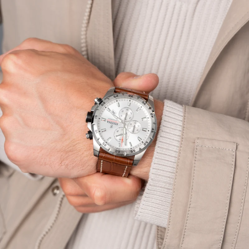Festina F20692/1 Herrenuhr Chronograph 45mm • Miyota Quarzwerk • 10 ATM