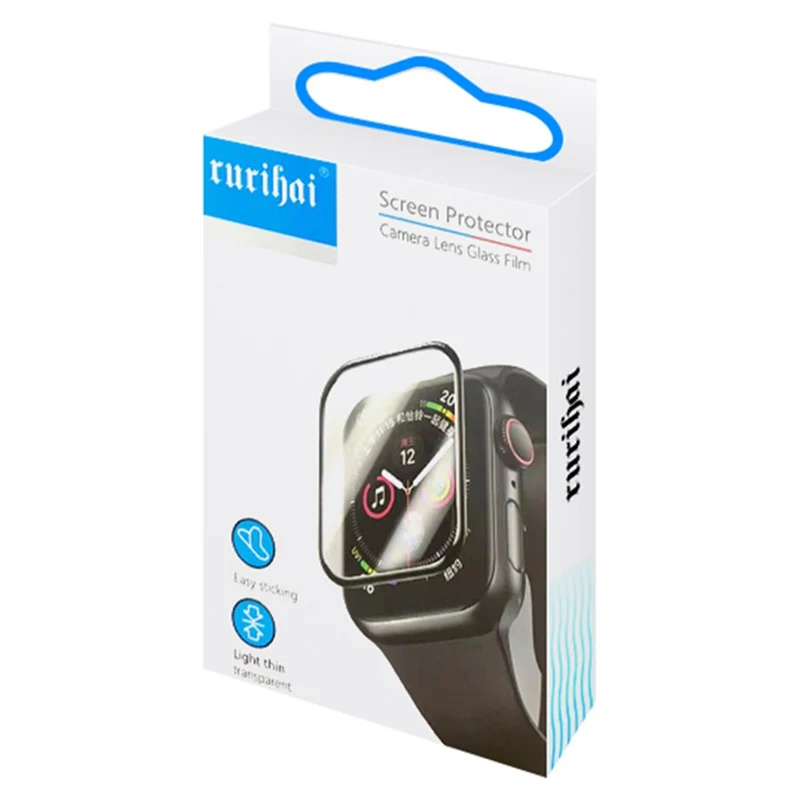 Super Modisch Apple Smartwatch Universell Hülle mit Displayschutz in Glas und Silikon