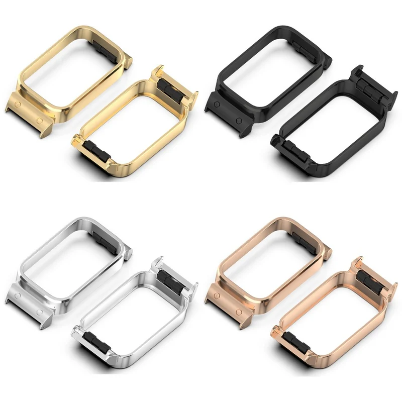 Xiaomi Smart Band 9 Active / Xiaomi Redmi Band 3 Schützende Metall Universell Bumper