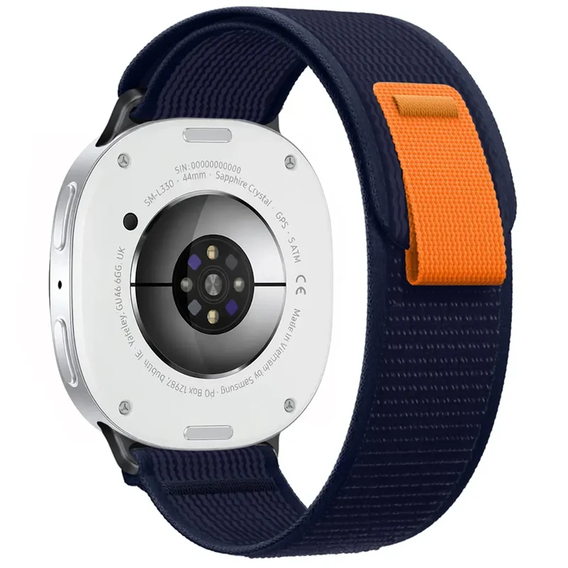 Samsung Galaxy Watch 8 Classic Trail Nylonarmband (Dunkelblau)
