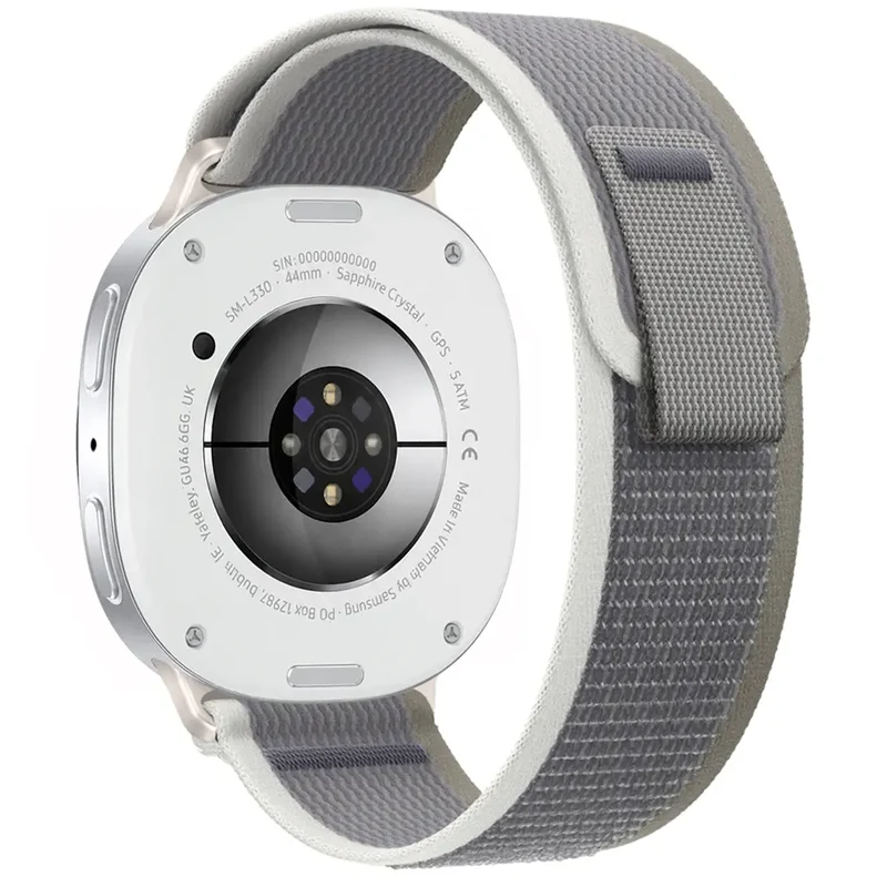 Samsung Galaxy Watch 8 - 44mm Trail Nylonarmband (Grau)