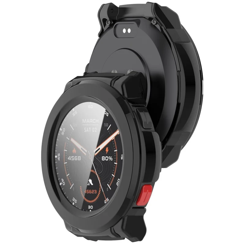 Flexibel Mibro Watch GS Pro Hülle mit Displayschutz in Glas und Silikon