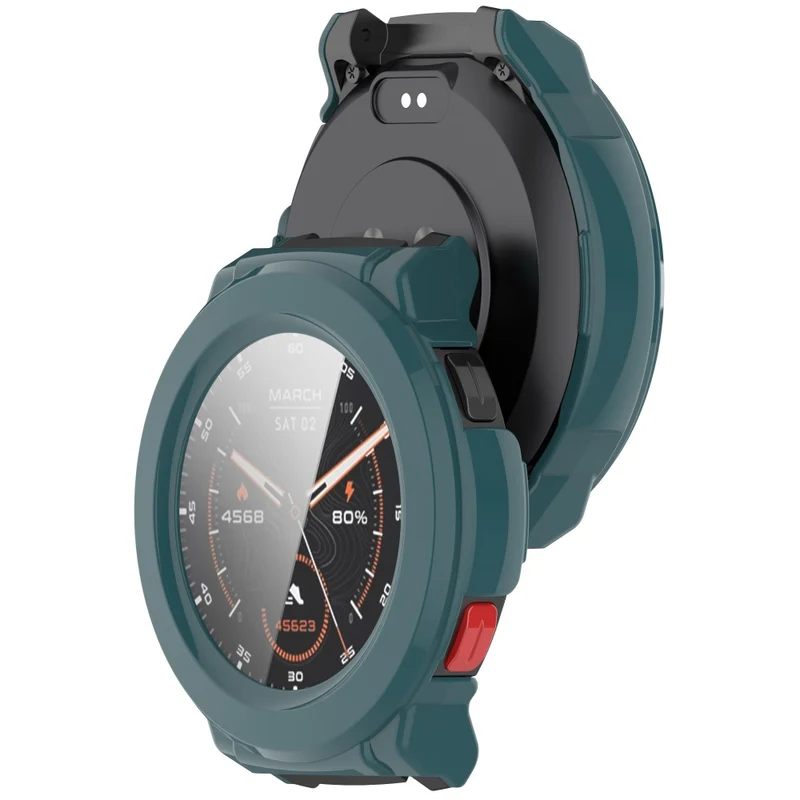 Flexibel Mibro Watch GS Pro Hülle mit Displayschutz in Glas und Silikon