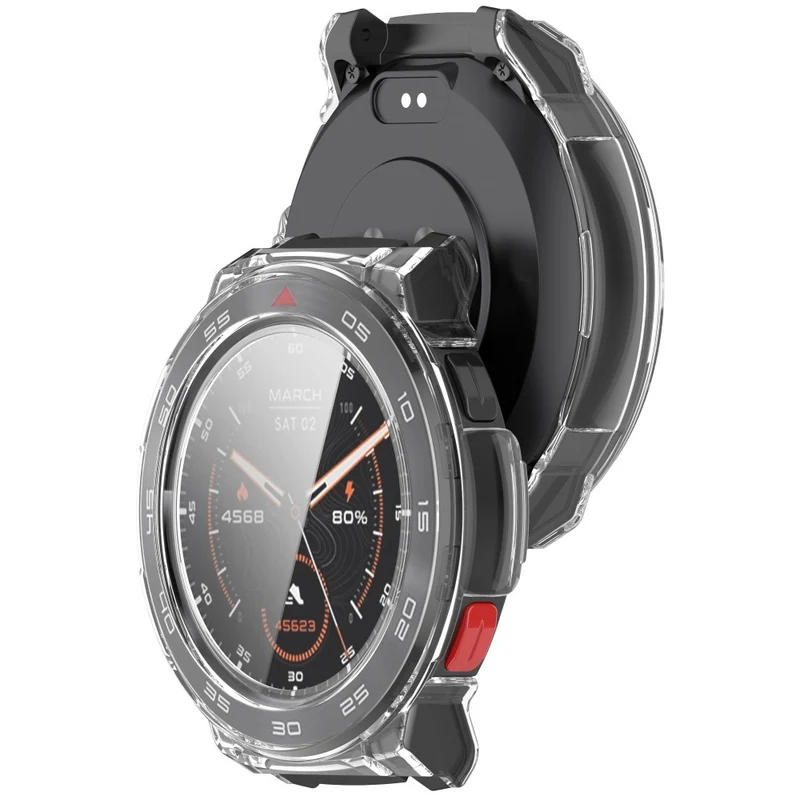 Flexibel Mibro Watch GS Pro Hülle mit Displayschutz in Glas und Silikon