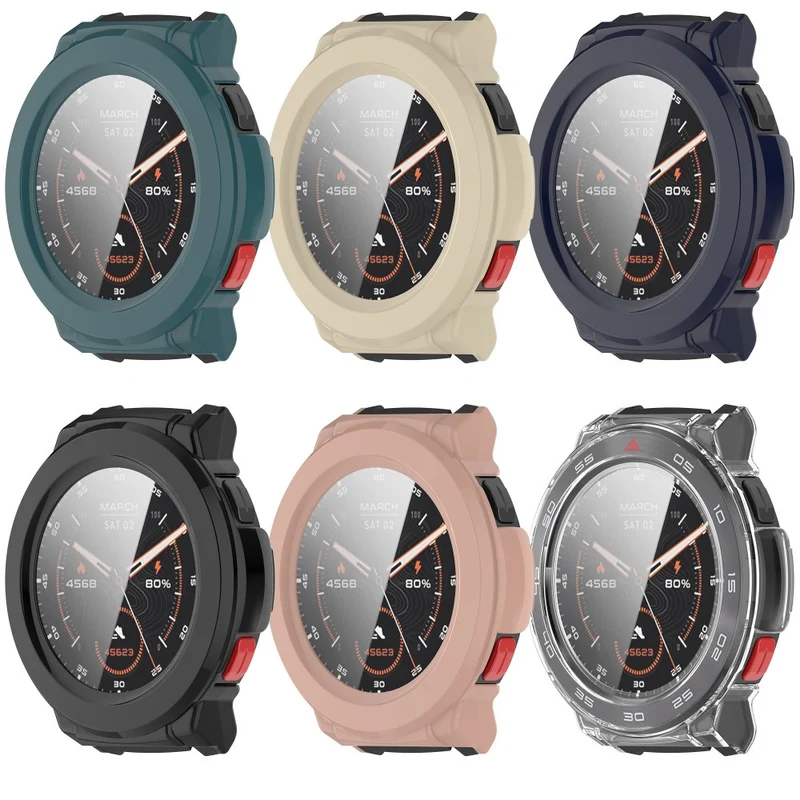 Flexibel Mibro Watch GS Pro Hülle mit Displayschutz in Glas und Silikon
