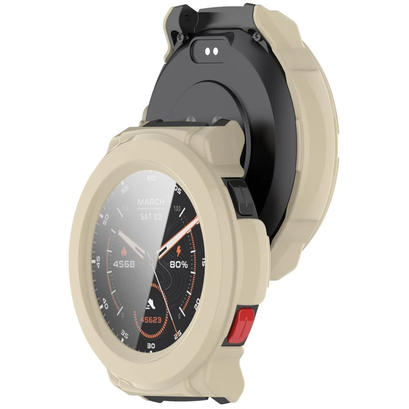 Flexibel Mibro Watch GS Pro Hülle mit Displayschutz in Glas und Silikon