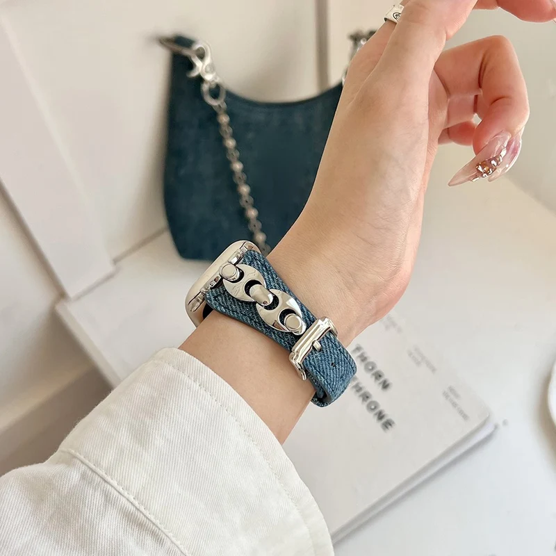 Elegant Apple Smartwatch Nylon Universell Armband