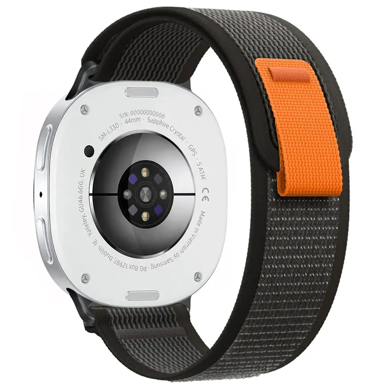 Samsung Galaxy Watch 8 - 40mm Trail Nylonarmband (Schwarz)