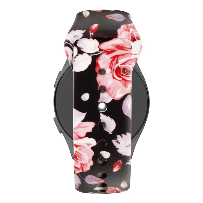 Bandz Oozoo Smartwatch 20mm Gemustertes Armband (Flowers)