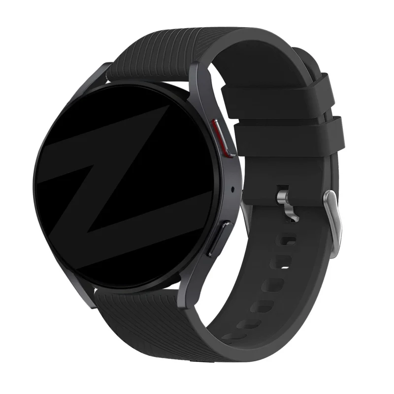 Bandz Oozoo Smartwatch 20mm Silikonarmband 'Deluxe' (Schwarz)